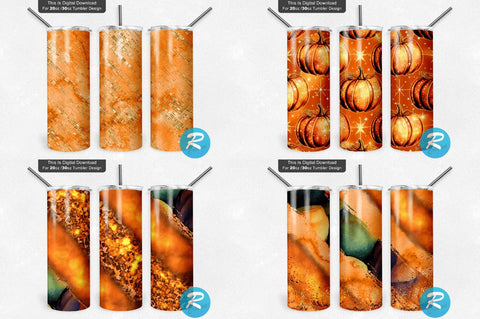 Fall Tumbler Png Bundle Sublimation Regulrcrative 