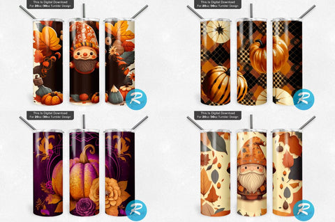 Fall Tumbler Png Bundle Sublimation Regulrcrative 