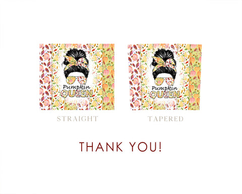 Fall Tumbler PNG,20oz Skinny Tumbler Design PNG, Pumpkin Queen Tumbler Sublimation Design Download, Halloween Pumpkin Sublimation CaldwellArt 