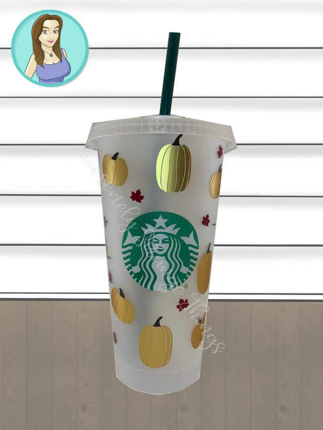 Fall Tumbler Wrap ideal for Starbucks Tumblers SVG Awesomely Strange Designs 