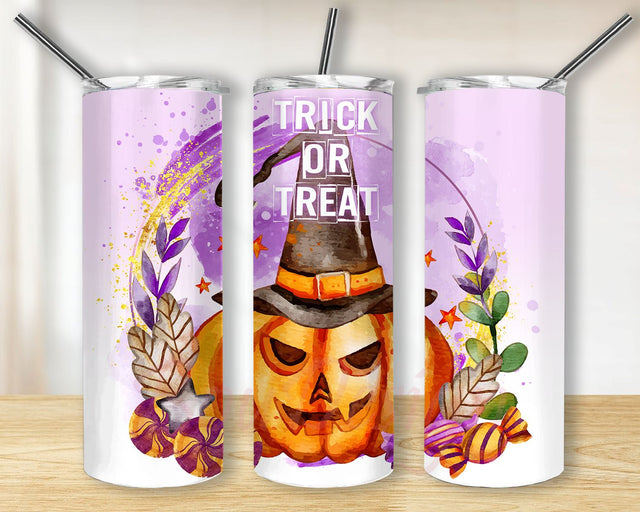 Fall Tumbler Wrap With Pumpkins 20 oz Skinny Tumbler Sublimation Design Autumn Straight Tumbler PNG, Digital Download Sublimation BouDesign 