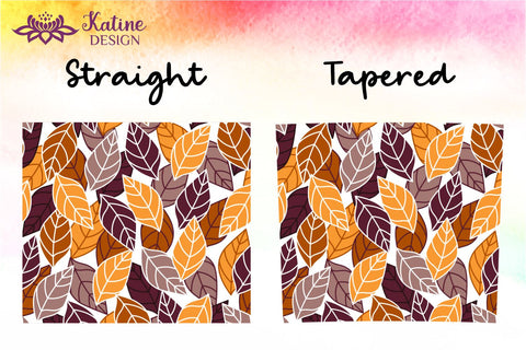 Fall Tumbler, Yellow and Brown, Autumn Tumbler, Leaves tumbler, Autumn Vibes, Fall vibes, Floral tumbler, Tumbler Bundle for 20 oz Skinny Sublimation Wrap Design. Straight and Tapered PNG file Sublimation KatineDesign 