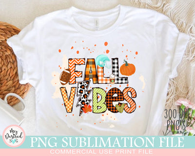 Fall Vibes PNG, Fall png Sublimation, Happy Fall Png, Tis the season png, Football Png, Fall Png, Leopard Pumpkin Png, season png, Pumpkin Sublimation MyDesiredSVG 