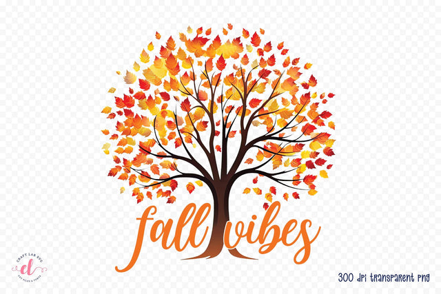 Fall Vibes PNG - Fall Sublimation Design Sublimation CraftLabSVG 