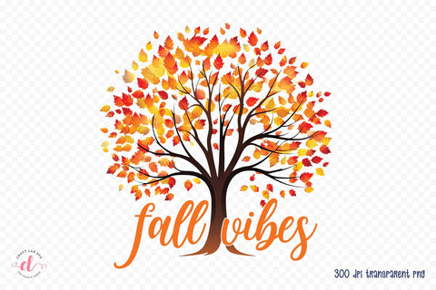 Fall Vibes PNG - Fall Sublimation Design Sublimation CraftLabSVG 
