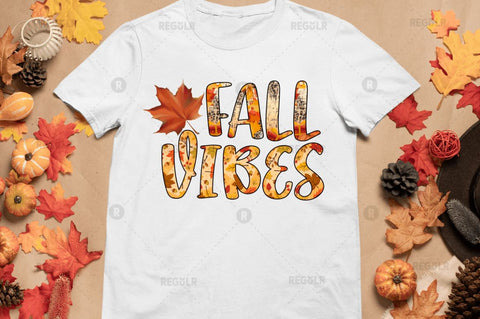 Fall vibes Sublimation Design Sublimation Regulrcrative 