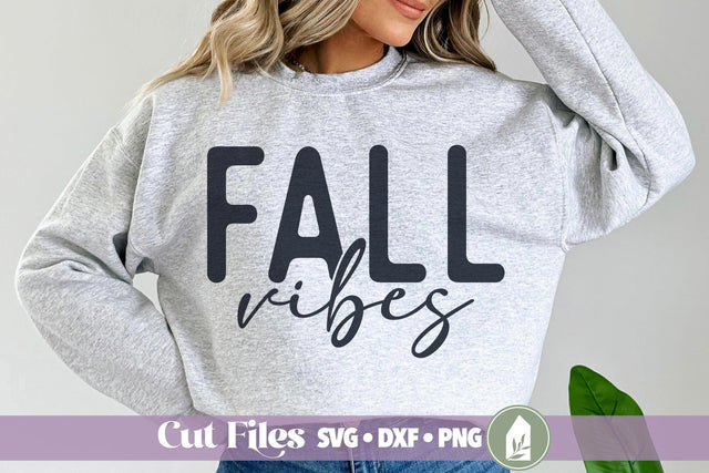 Fall Vibes SVG, Autumn SVG Files SVG LilleJuniper 