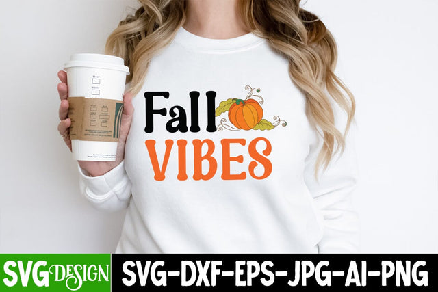 Fall Vibes SVG Cut File ,Fall Vibes Sublimation PNG, Hello Fall SVG Quotes, Fall Farmhouse SVG Cut File , Fall Farmhouse SVG Quotes , Fall SVG Cut File, Autumn SVG Cut File SVG BlackCatsMedia 