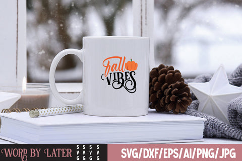 Fall Vibes SVG Cut File SVG BlackCatsMedia 