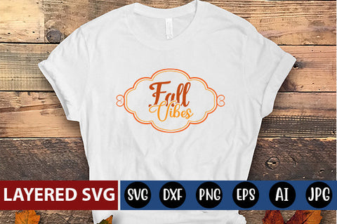 fall vibes svg cute file SVG Blessedprint 