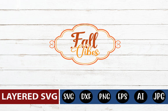 fall vibes svg cute file SVG Blessedprint 