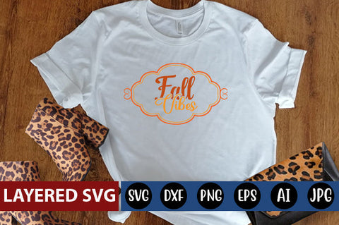 fall vibes svg cute file SVG Blessedprint 