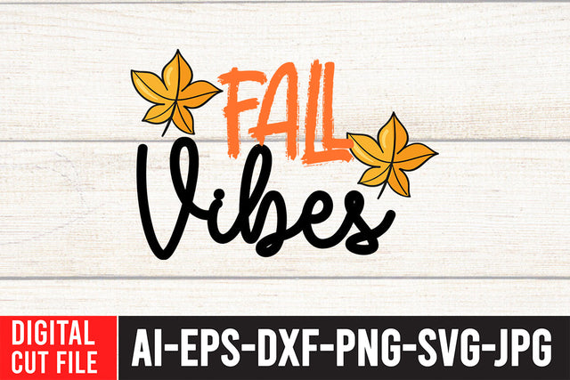 Fall Vibes SVG Design SVG BlackCatsMedia 