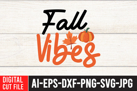 Fall Vibes SVG Design SVG BlackCatsMedia 
