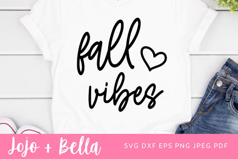 Fall Vibes SVG, Fall Leaves Svg, Fall Leaf Svg, Fall Leaves Png, Autumn Svg files for Cricut, Silhouette, Sublimation Hello Fall SVG SVG Jojo&Bella 