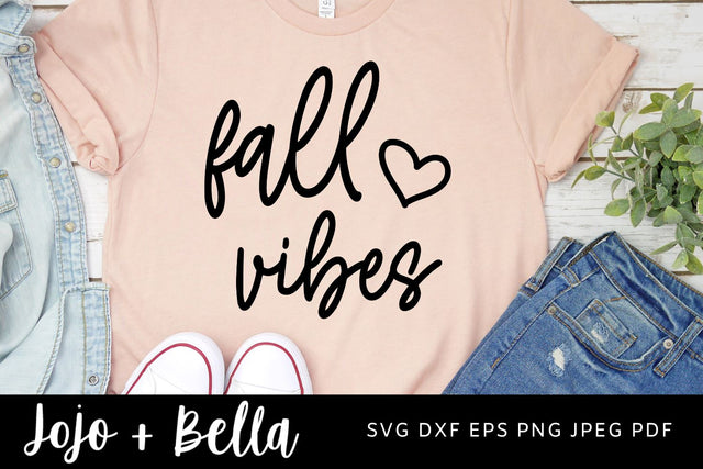 Fall Vibes SVG, Fall Leaves Svg, Fall Leaf Svg, Fall Leaves Png, Autumn Svg files for Cricut, Silhouette, Sublimation Hello Fall SVG SVG Jojo&Bella 