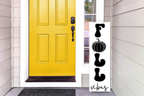 Fall Vibes SVG | Fall Vertical Sign SVG SVG CraftLabSVG 