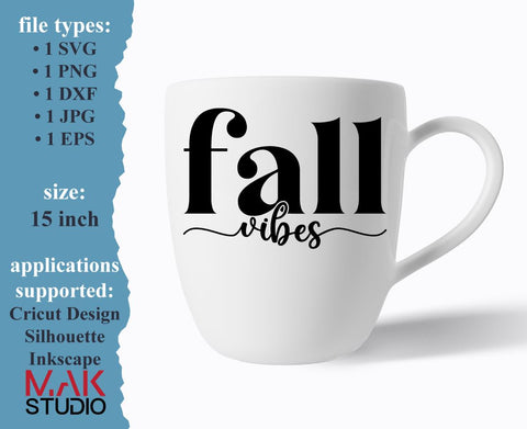 Fall vibes svg, Fall vibes svg file, Fall svg, Halloween svg SVG MAKStudion 