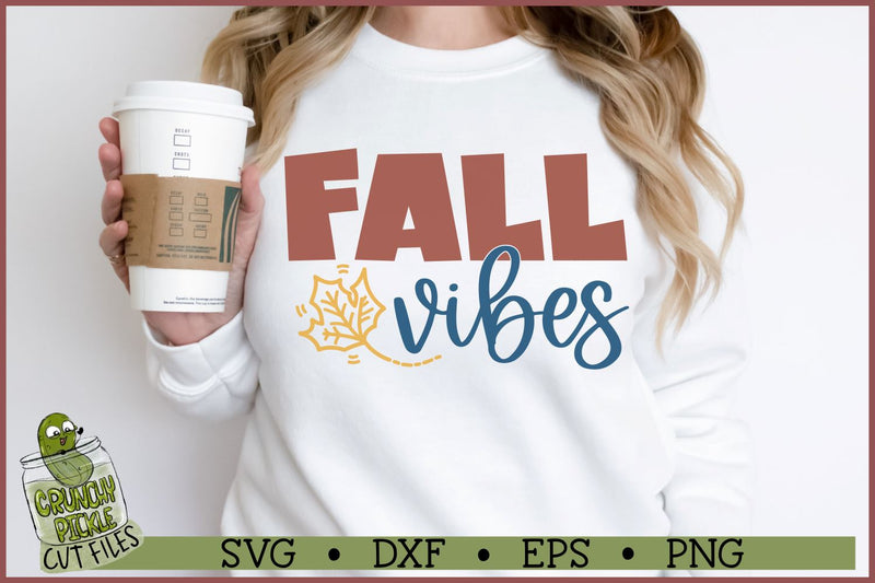 Fall Vibes SVG File SVG Crunchy Pickle 