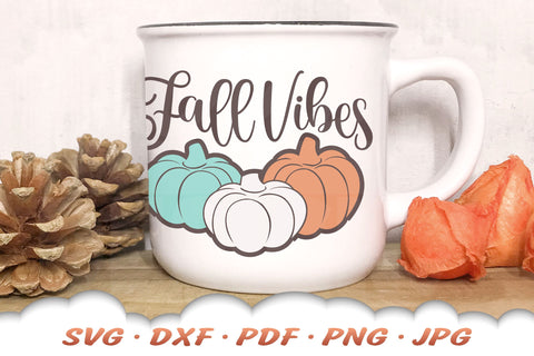 Fall Vibes SVG | Pumpkin SVG SVG Cloud9Design 
