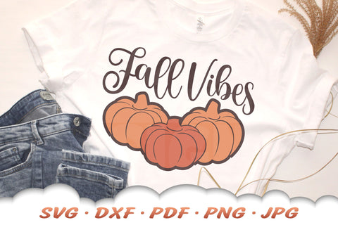 Fall Vibes SVG | Pumpkin SVG SVG Cloud9Design 