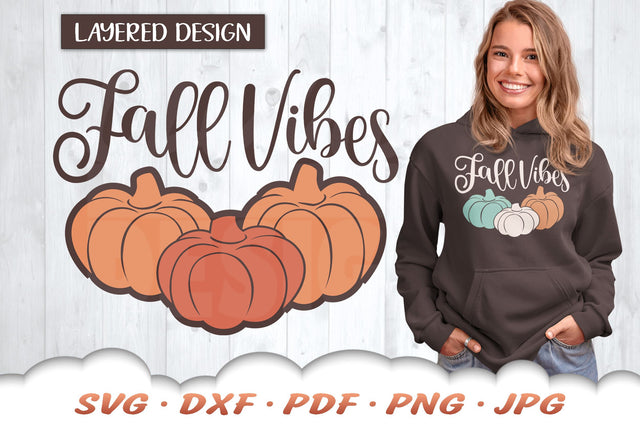 Fall Vibes SVG | Pumpkin SVG SVG Cloud9Design 