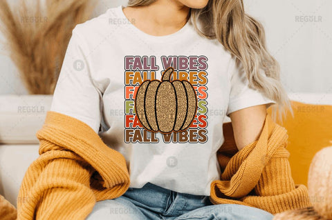 Fall Vibes SVG Sublimation Regulrcrative 