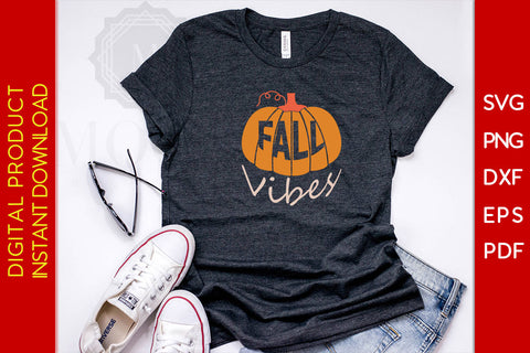 Fall Vibes Thanksgiving Fall SVG PNG PDF Cut File SVG Creativedesigntee 