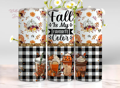 Fall Vibes Tumbler PNG, Autumn Tumbler Sublimation Design, Hello Fall 20oz Skinny Tumbler Design PNG, Autumn Vibes, Thanksgiving Sublimation WillowSageDesign 