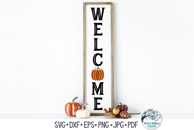 Fall Welcome Sign SVG SVG Wispy Willow Designs 