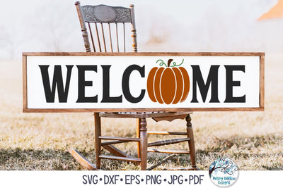 Fall Welcome Sign SVG SVG Wispy Willow Designs 