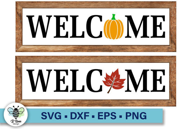 Fall Welcome Signs SVG | Fall SVG SVG B Renee Design 