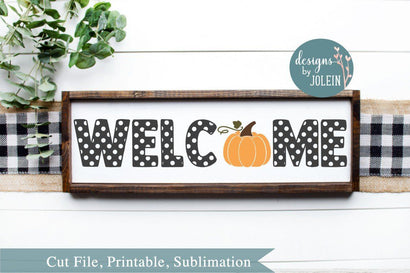 Fall Welcome SVG Designs by Jolein 