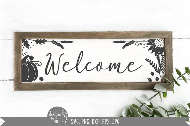 Fall Welcome SVG Designs by Jolein 