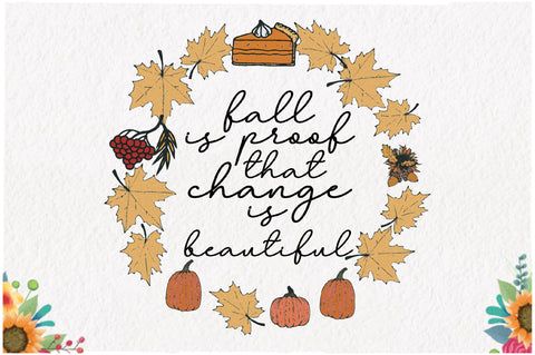 Fall Wreath Quote Sublimation Sublimation Jagonath Roy 