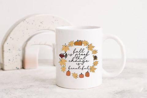 Fall Wreath Quote Sublimation Sublimation Jagonath Roy 