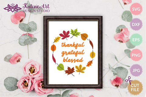 Fall wreath svg Circle border svg Fall leaves svg Leaves svg Leaf svg Autumn svg Jpg, png, eps, dxf, svg cut file. SVG KatineArt 