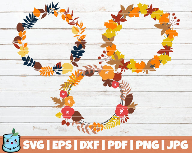 Fall Wreaths SVG MintyMarshmallows 