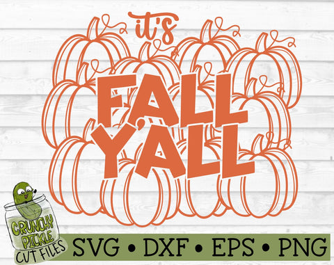 Fall Y'all Pumpkins SVG File SVG Crunchy Pickle 