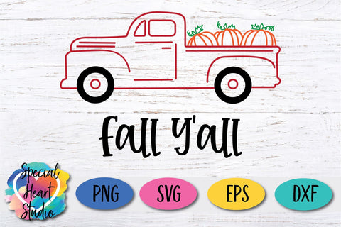 Fall Y'all SVG Special Heart Studio 