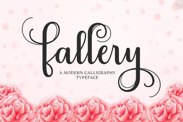 Fallery Script Font Zane Studio55 
