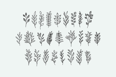 Fallin - A Floral Dingbat Font Masyafi Studio 