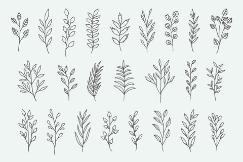 Fallin - A Floral Dingbat Font Masyafi Studio 