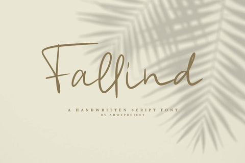 Fallind Font ahweproject 