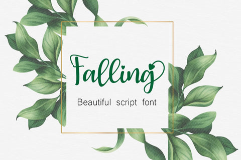 Falling Font Supersemar Letter 