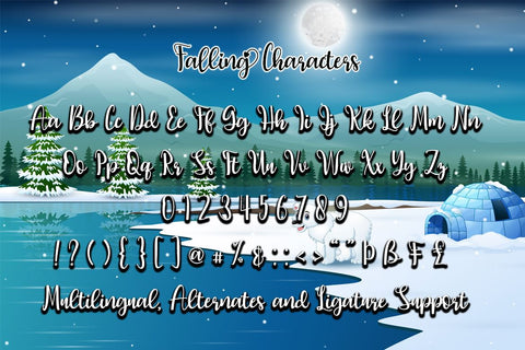 Falling Font Supersemar Letter 