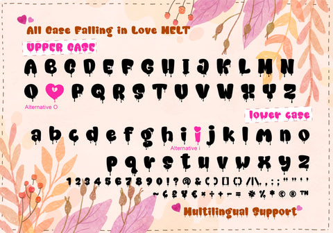 Falling in Love Font BB Digital Arts 