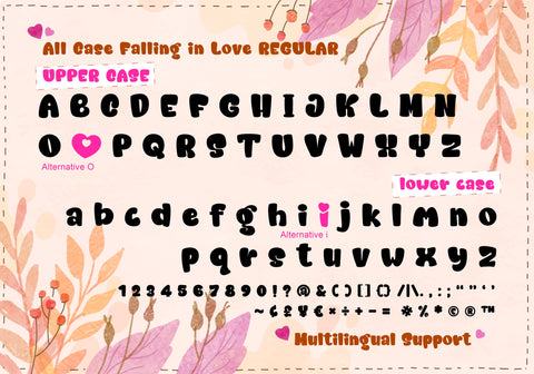 Falling in Love Font BB Digital Arts 