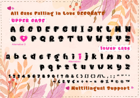 Falling in Love Font BB Digital Arts 