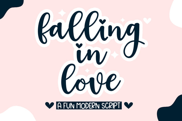 Falling In love Font Studio Natural Ink 